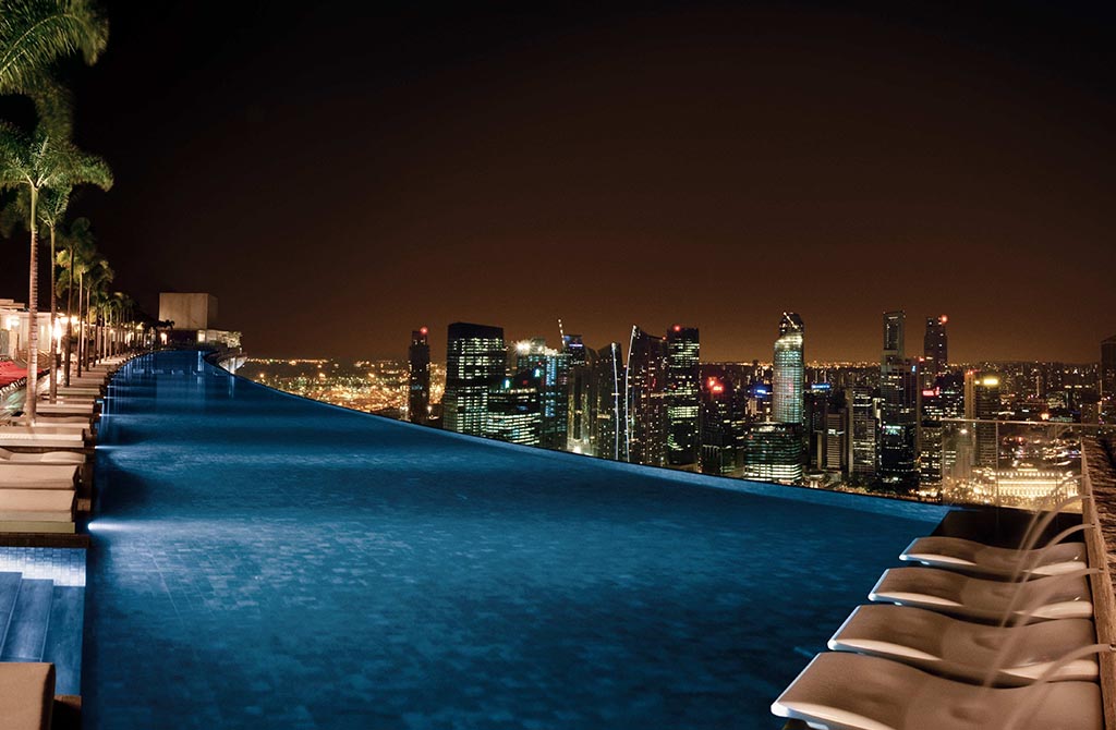 Singapur Pool Dach